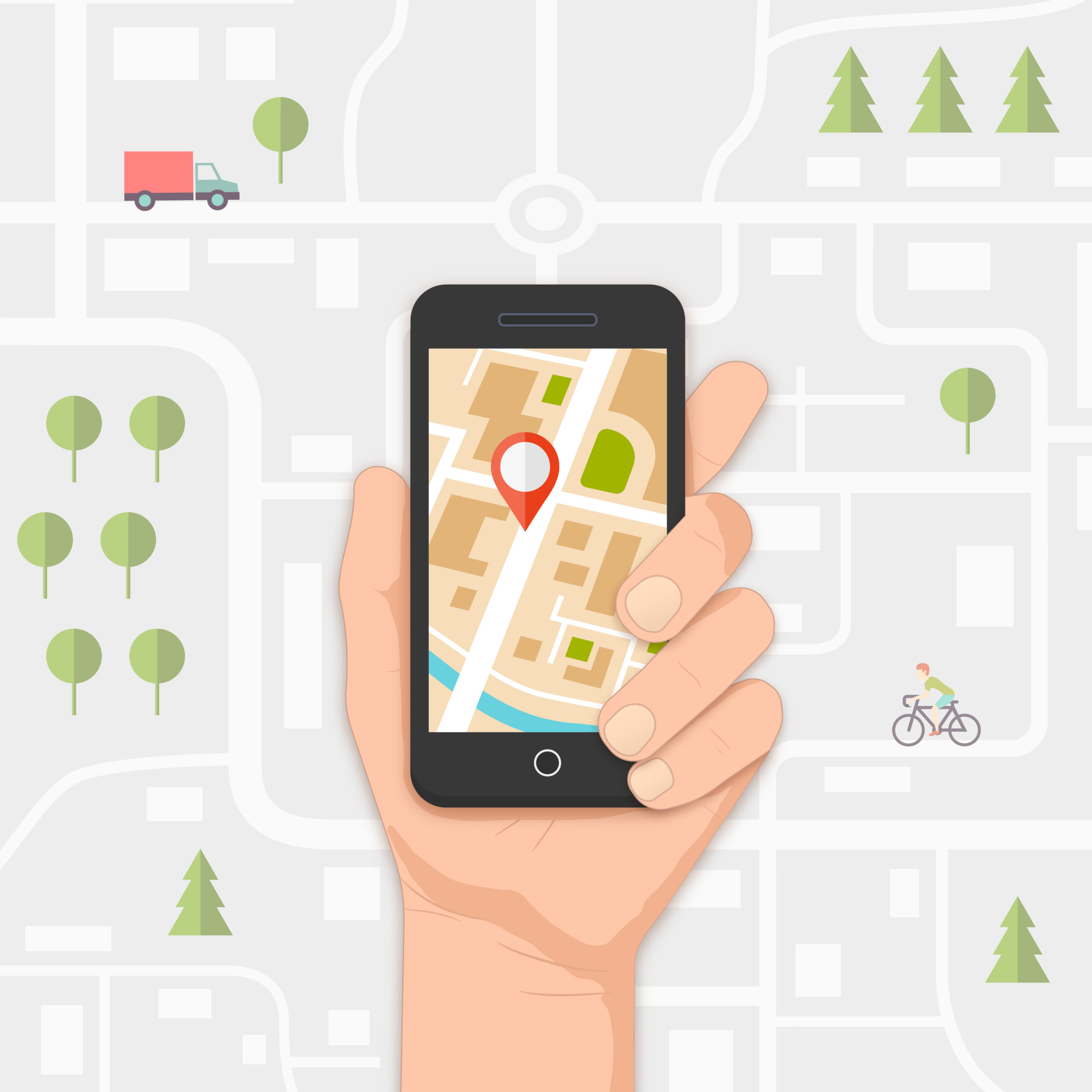mobile navigation - Find My Device
