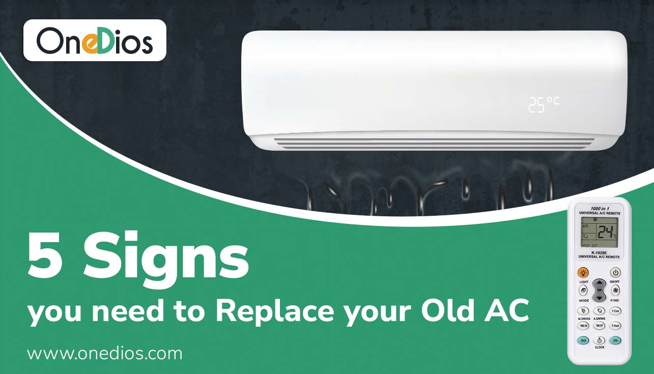 5 signs to need replace your old ac
